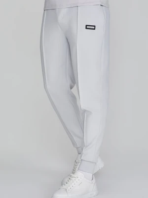 SikSilk Męskie Jasnoszare Eleganckie Spodnie