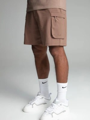SikSilk Męskie Krótkie Spodenki Brązowe