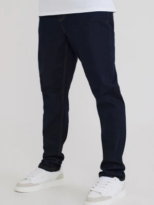 SikSilk Męskie Prane Jeansy Slim Fit w Kolorze Indygo Niebieskim