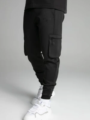 SikSilk Męskie Spodnie Czarne