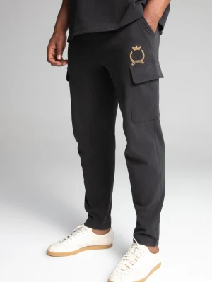SikSilk Męskie Spodnie Czarne