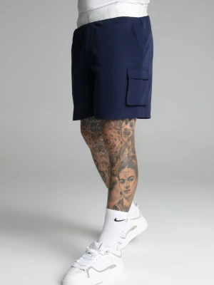 SikSilk Męskie Stroje Pływackie Granatowe