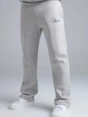 SikSilk Męskie Szary Marl Essentials Spodnie Treningowe