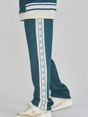 SikSilk Męskie Zielone Spodnie Sportowe