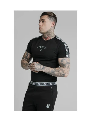 Siksilk S/s Wystawa Raglan Gym Tee - Czarna