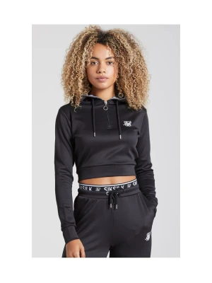 Siksilk Tape 1/4 Zip Track Top - Czarny