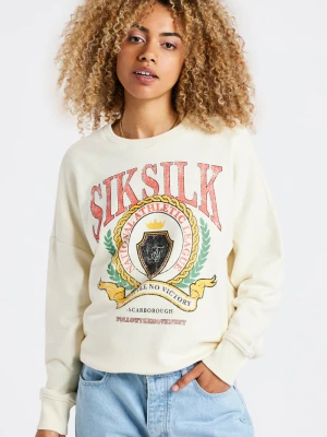 Siksilk Varsity Bluza - ecru