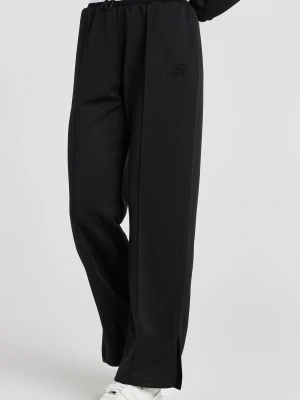 Siksilk Women's Black Varsity Wide Nog Tract spodni