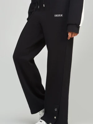 Siksilk Women's Black Wide Leg Jogger