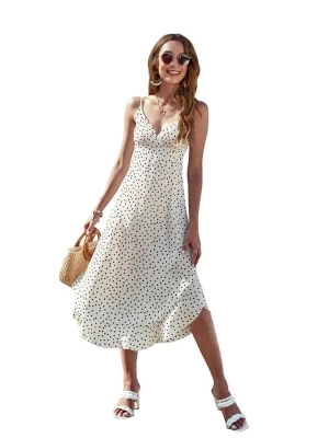 Silvia Ruffino Sukienka w kolorze białym rozmiar: 40