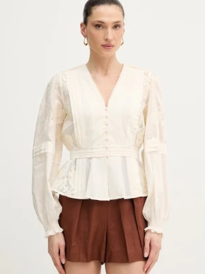 Silvian Heach bluzka koszulowa damska bawełniana AGRIN