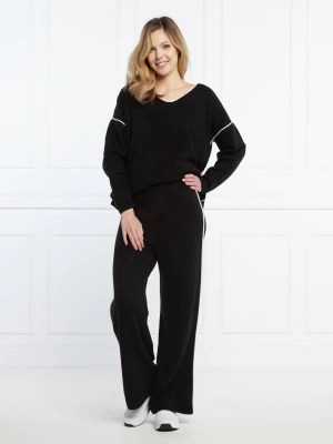 Silvian Heach Dres OILCITY | Comfort fit | z dodatkiem wełny czarny