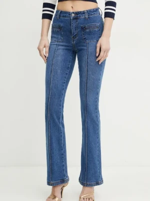 Silvian Heach jeansy DOMIN damskie medium waist GPP25275JE