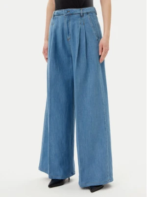 Silvian Heach Jeansy Ignate GPP25392JE Niebieski Wide Leg