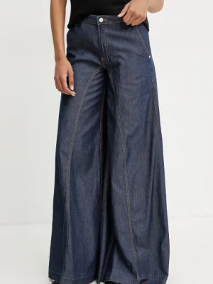 Silvian Heach jeansy PARTENOPOL damskie kolor granatowy GPP25178JE