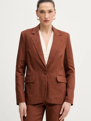 Silvian Heach marynarka jednorzędowa damska lniana PILLIK