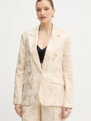 Silvian Heach marynarka z dodatkiem lnu KHUTLO