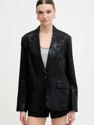 Silvian Heach marynarka z dodatkiem lnu KHUTLO