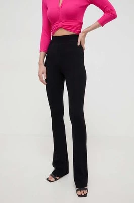 Silvian Heach spodnie damskie kolor czarny dzwony high waist