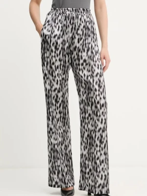 Silvian Heach spodnie LEGABIO damskie kolor czarny szerokie high waist GPA25570PA