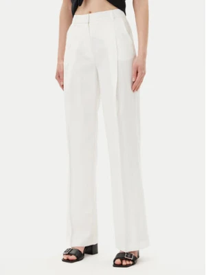 Silvian Heach Spodnie materiałowe Nieva GPP25374PA Biały Wide Leg