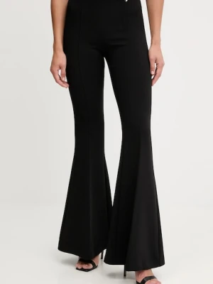 Silvian Heach spodnie MEDINA damskie kolor czarny dzwony high waist GPA25166PA