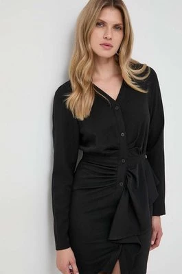 Silvian Heach sukienka kolor czarny mini dopasowana