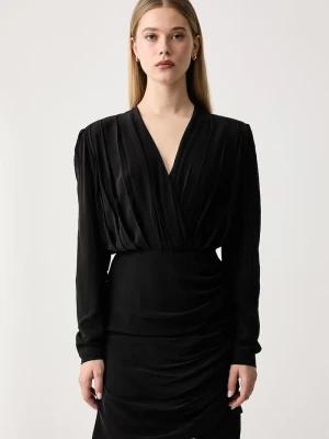 Silvian Heach sukienka z wiskozy PARRAS czarny