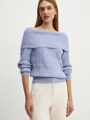 Silvian Heach sweter ROJAS damski kolor niebieski GPA24250MA