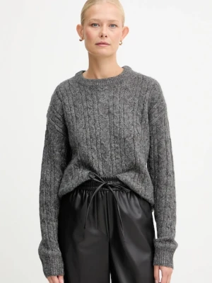 Silvian Heach sweter z domieszką wełny MARKOVKA damski kolor szary GPA25146MA