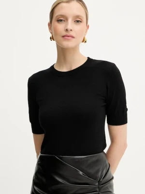 Silvian Heach t-shirt ATLAM damski kolor czarny GPA25040MA
