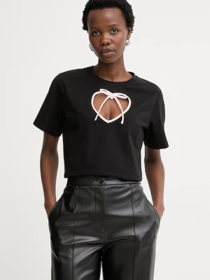 Silvian Heach T-shirt damski bawełniany z elastanem KHERNA