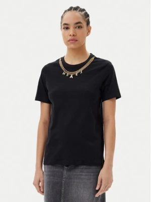 Silvian Heach T-Shirt GPP25098TS Czarny Regular Fit