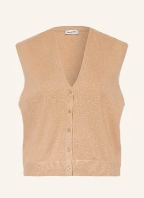 Simkhai Kamizelka Z Dzianiny Rozzi Z Kaszmiru beige