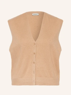 Simkhai Kamizelka Z Dzianiny Rozzi Z Kaszmiru beige