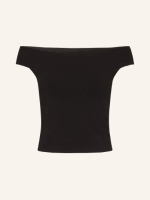 Simkhai Krótki Sweter Z Dzianiny Dalton schwarz