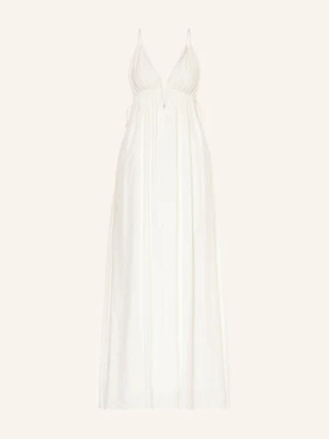 Simkhai Sukienka Josephine Z Dodatkiem Jedwabiu weiss