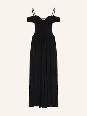 Simkhai Sukienka Koktajlowa Amarantha Z Mieszanki Materiałów schwarz