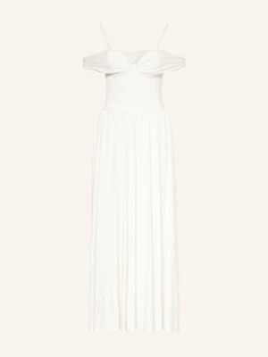 Simkhai Sukienka Koktajlowa Amarantha Z Mieszanki Materiałów weiss