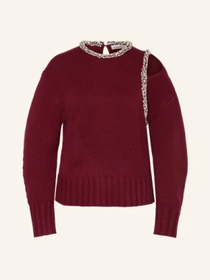 Simkhai Sweter Monroe Z Kamieniami Ozdobnymi rot