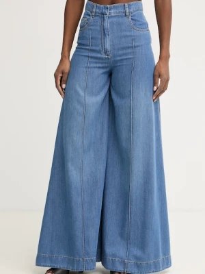 Simona Corsellini jeansy wide leg damskie