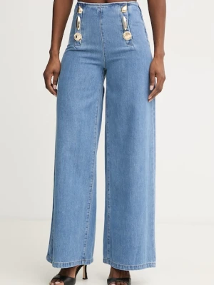Simona Corsellini jeansy wide leg damskie