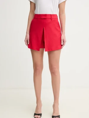 Simona Corsellini spódnicospodnie damskie kolor czerwony gładkie high waist P25CPPG002