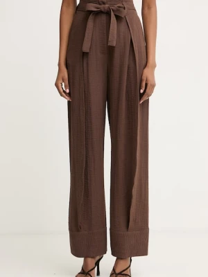 Simona Corsellini spodnie damskie z wiskozą