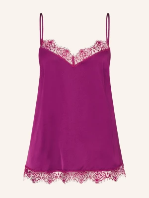 Simone Pérèle Góra Od Piżamy Satin Secrets Z Satyny rot