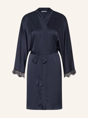 Simone Pérèle Kimono Damskie Satin Secrets Z Satyny blau SIMONE PÉRÈLE