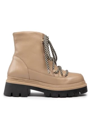 Simple Botki SL-47-02-000069 Beżowy