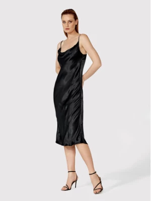 Simple Sukienka codzienna SUD002 Czarny Regular Fit