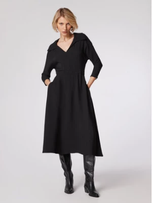 Simple Sukienka codzienna SUD517-01 Czarny Regular Fit