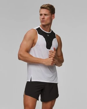 Singlet biegowy unisex X-Bionic Corefusion Run Tank biało-czarny